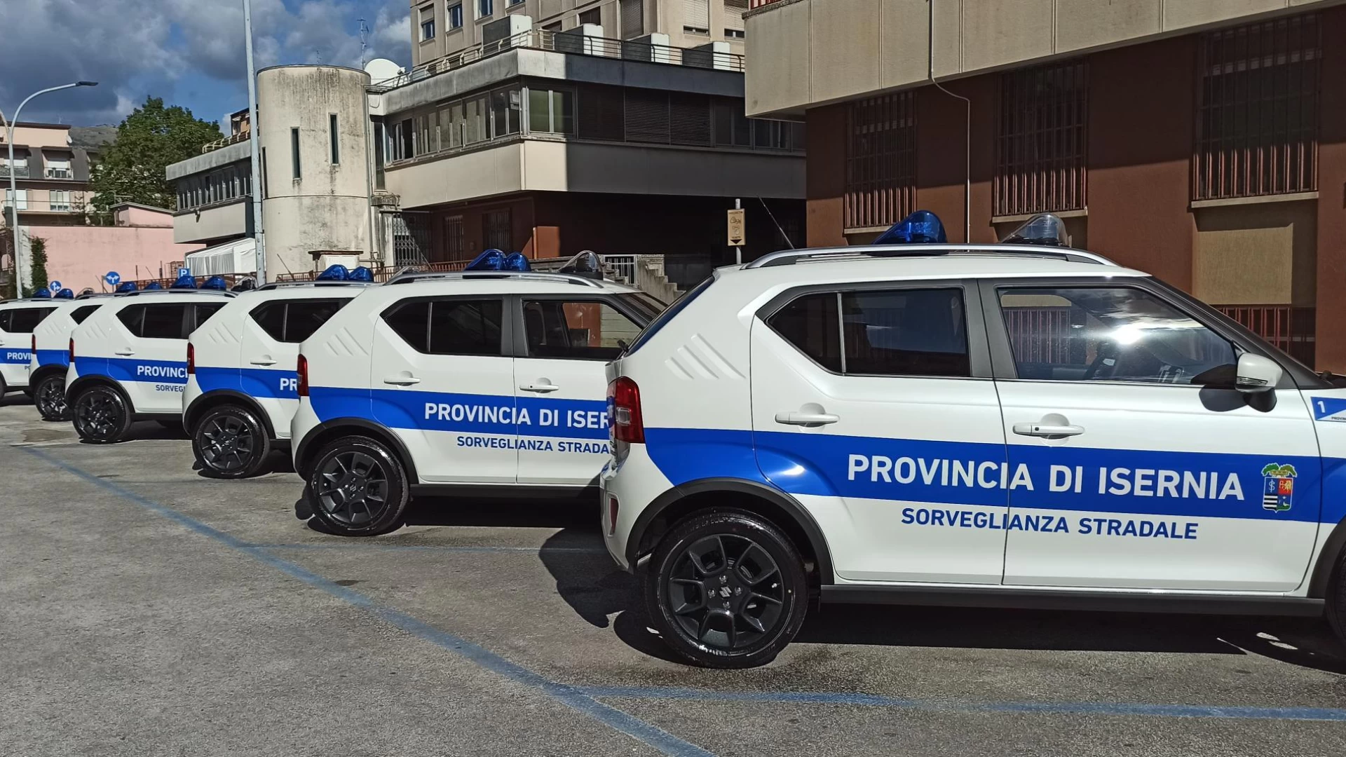Isernia: nuove auto ibride in dotazione alla Polizia Provinciale da utilizzare per la vigilanza stradale.